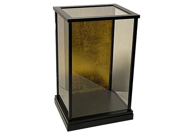 黒塗ガラスケース