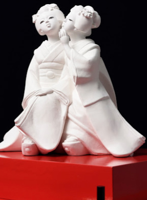 博多人形の資生堂コラボ