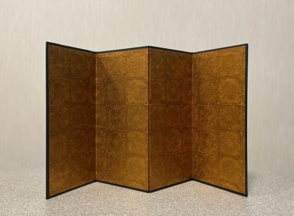屏風3-4　小箔４曲（高さ28cm）