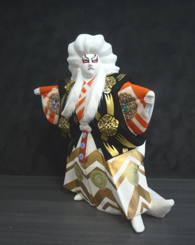 鏡獅子«博多人形 歌舞伎物|博多人形のごとう
