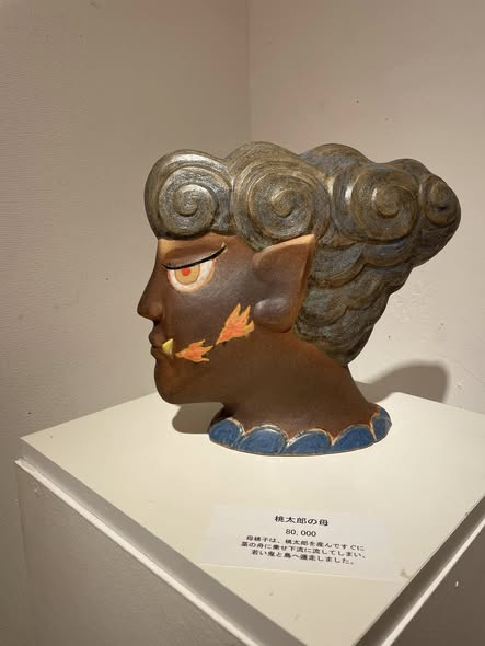 西 正道氏作品「桃太郎の母」
