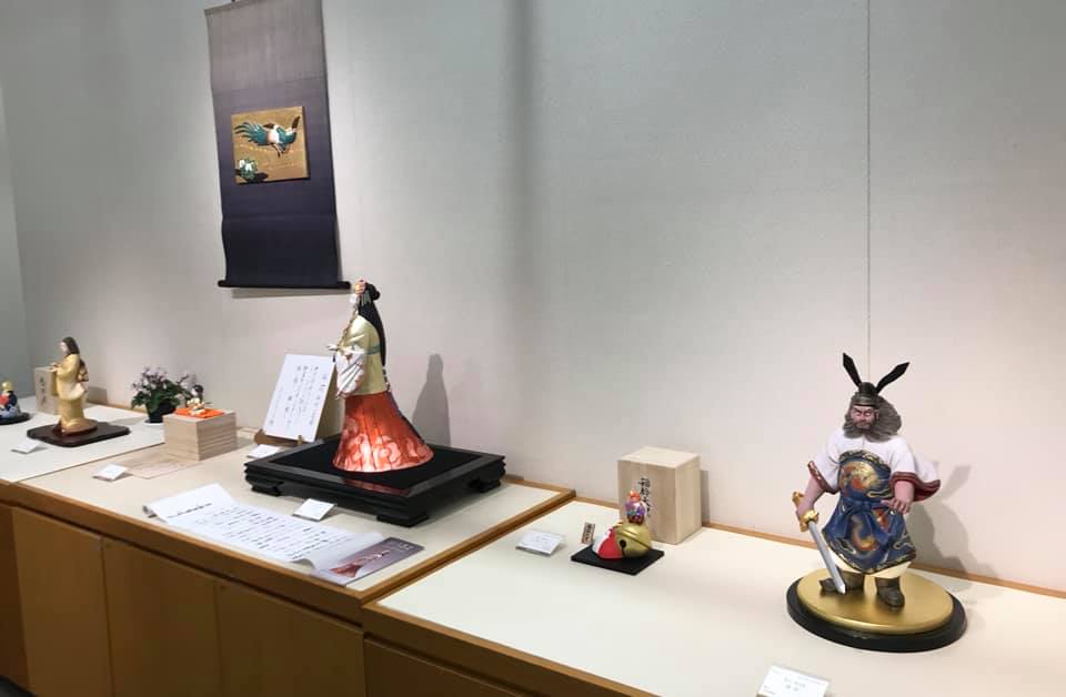 第72回白彫会 博多人形 新作展 福岡三越9階美術画廊で開催3