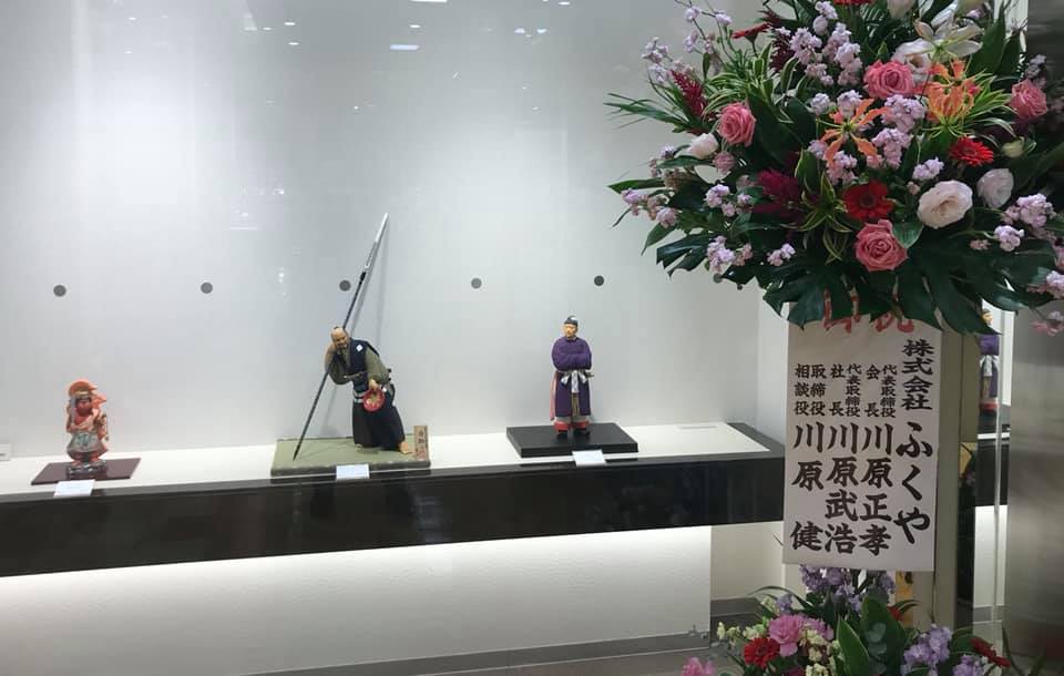 第72回白彫会 博多人形 新作展 福岡三越9階美術画廊で開催4